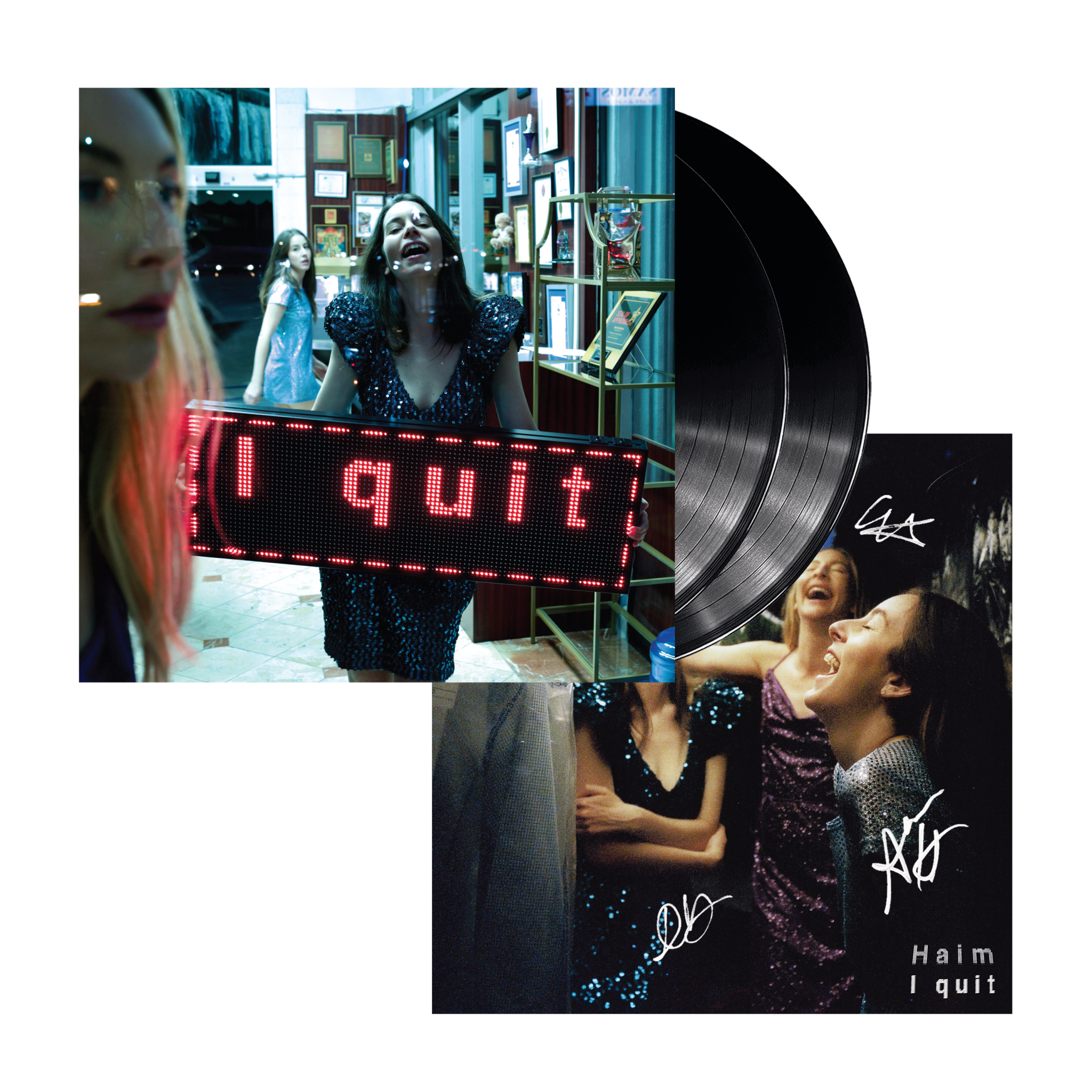 I quit (Signed Vinyl) Signed Insert and LP